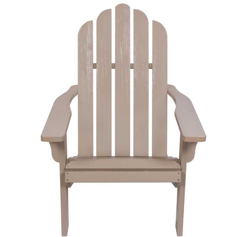 Grandview Outdoor Adirondack Chair, Graystone