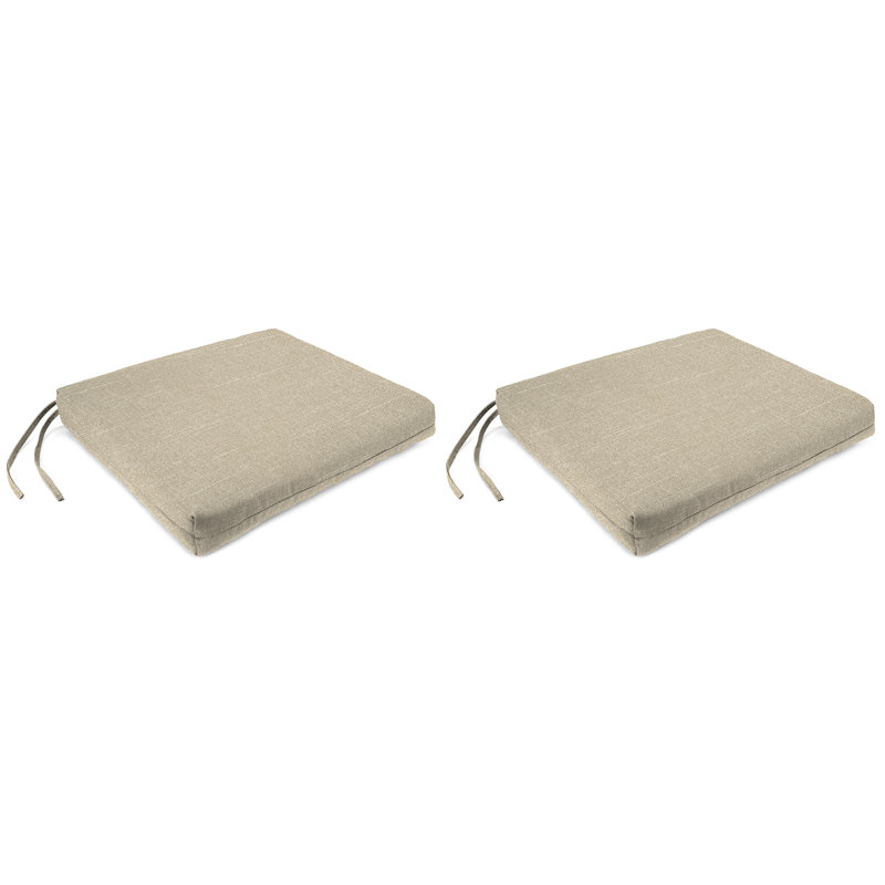 Outdoor Seat/Back Cushion, Beige Polyester