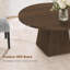 Table de salle à manger extensible de 47 à 63 po pour 4 à 6 personnes - Table de cuisine ovale avec feuilles cachées et tablette de rangement - Conception moderne peu encombrante avec pieds en métal robustes