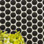 Carreau de mosaïque en porcelaine de 12 po x 13 po Nivora Caviar-1885630929