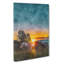 Sunrise Behind The Trees - Wrapped Canvas-56662028