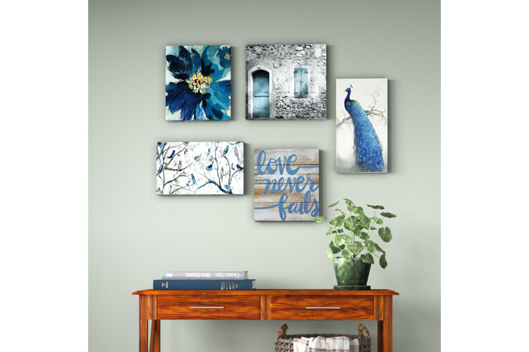 5 Piece Wrapped Canvas Gallery Wall Print Set