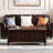 American double-sided four-drawer end table