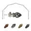 Ensemble de tringle à rideaux simple et quincaillerie à fenêtre de baie à 6 faces-938751096-853156062
