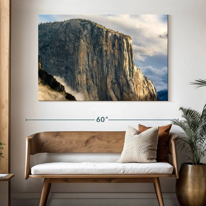 Rocher El Capitan, H 34 po x l 51 po
