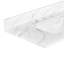 Lavabo de meuble-lavabo simple à quartz 36 po x P 22 po avec dosseret - pour remplacement de meuble-lavabo, sans armoire