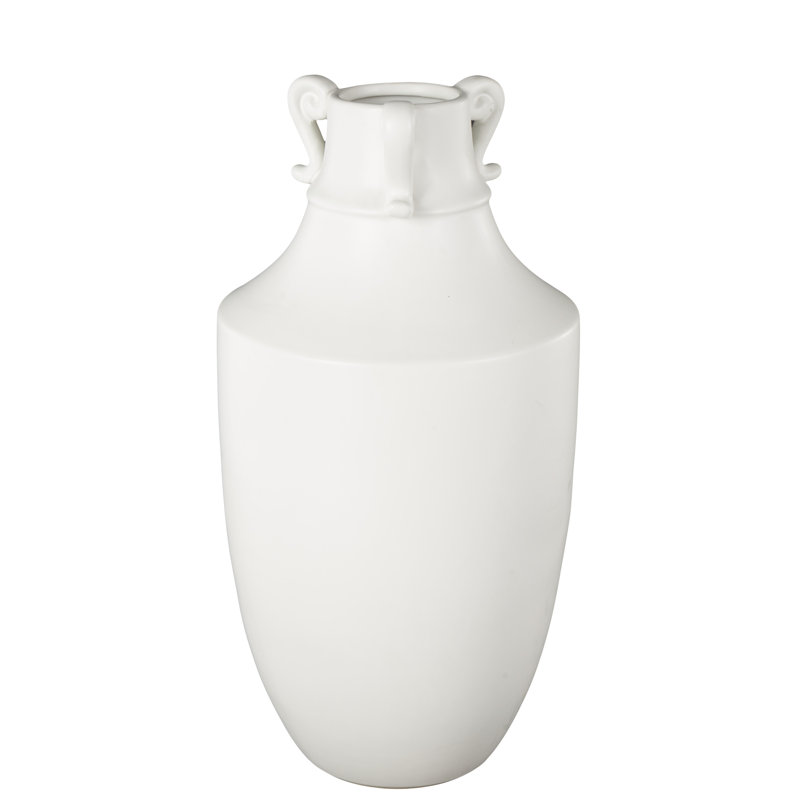 Vase en céramique Yolando, H 18,25 po x l 9,2 po x P 9,2 po