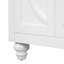 Meuble-lavabo de 24 po avec motif elliptique orné, tablette réglable et charnières à fermeture en douceur-129865350