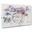 Death Valley Mountains In California - Wrapped Canvas-56662316
