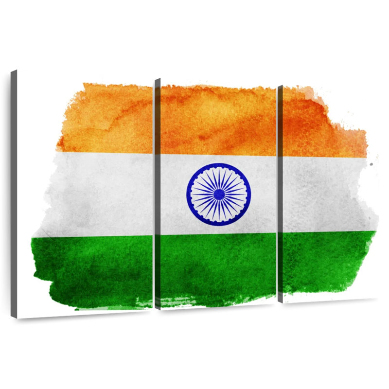 Borges India Flag, 48" H x 74" W