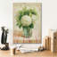 «Cottage Hydrangeas In White» par Danhui Nai, art mural sur toile-2064669450
