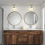 Bathroom Semi-Recessed Vessel Sink Ceramic Above Counter Basin Sink-124176887-124176884-118434222