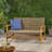 Patio Loveseat Hampton Wood & Wicker