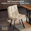 Ensemble de 2 fauteuils de salle à manger pivotants en similicuir (ensemble de 2)-1574120534-1574121759