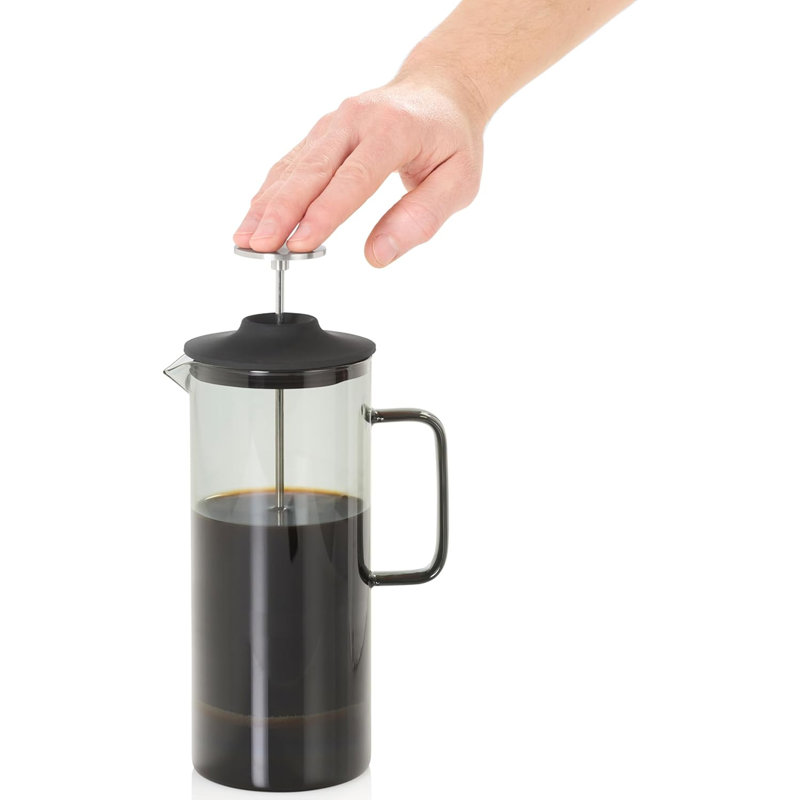 AdHoc Impact French Press Coffee Maker 1L - Grey