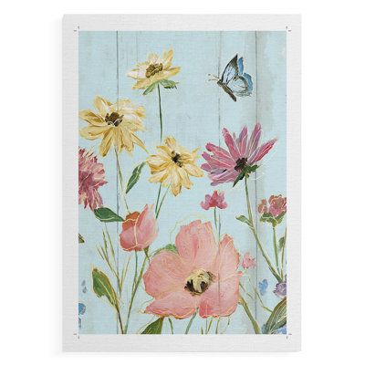 Wildflower Flutter II - Impression sur toile seulement - NON-CADRE