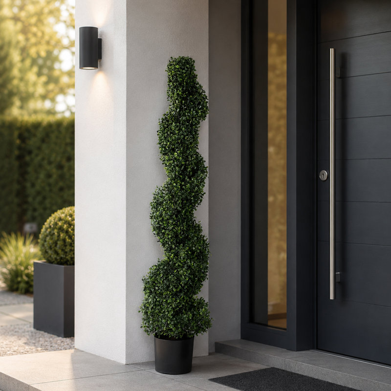 Faux Plant in Pot Liner, 120cm H x 25cm W x 25cm D