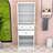 Spacious Multi-Functional MDF Cabinet with Adjustable Shelves and Glass Doors