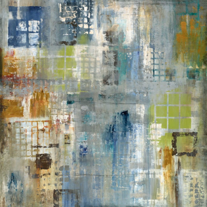 Test Motif III par Alexys Henry - impression d'art graphique, Extérieur, H 40 po x l 40 po x P 1,5 po