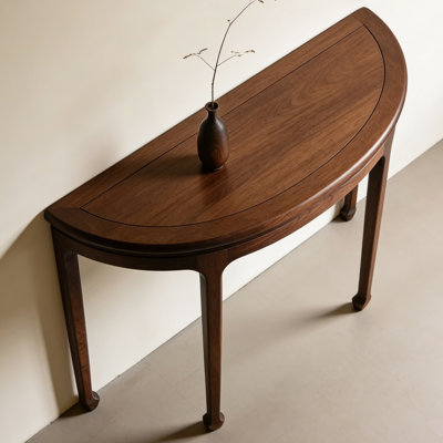 Console brune de style chinois classique