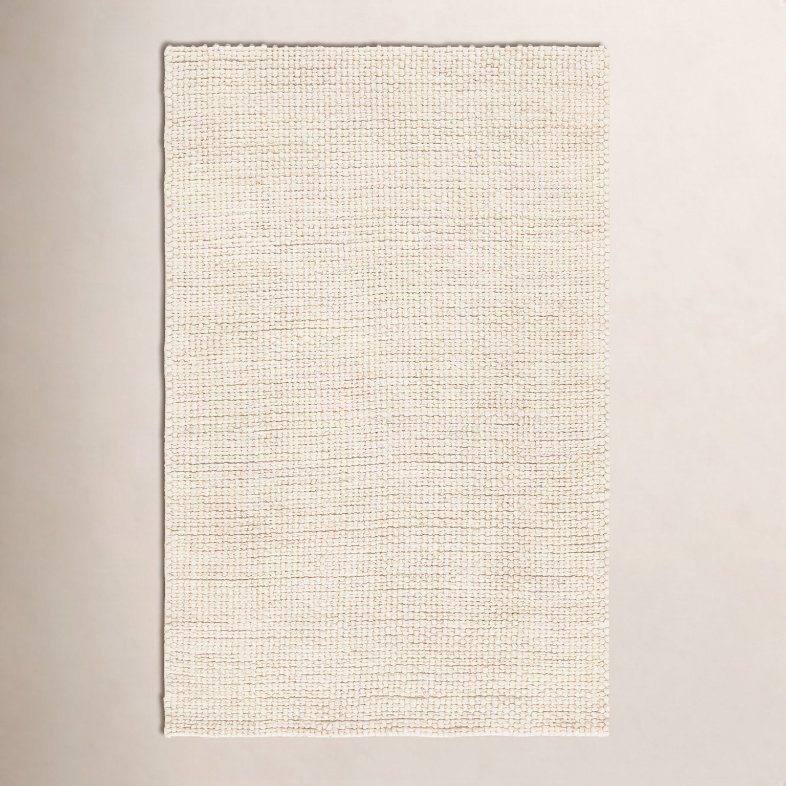 Hero Cream Hand-Woven Rug, Rectangle 2' x 3'