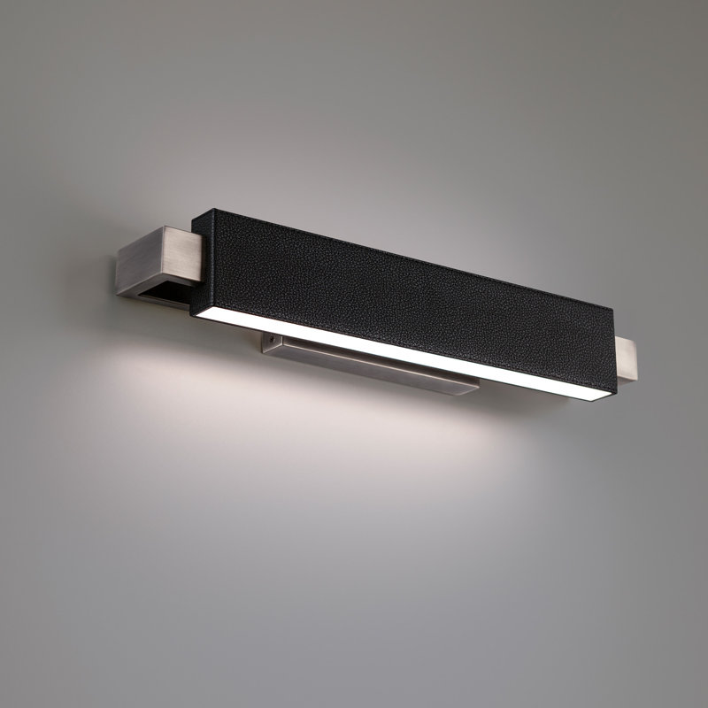 Kinsman 2 - Light LED Bath Bar, Pebbled Black Brushed Nickel