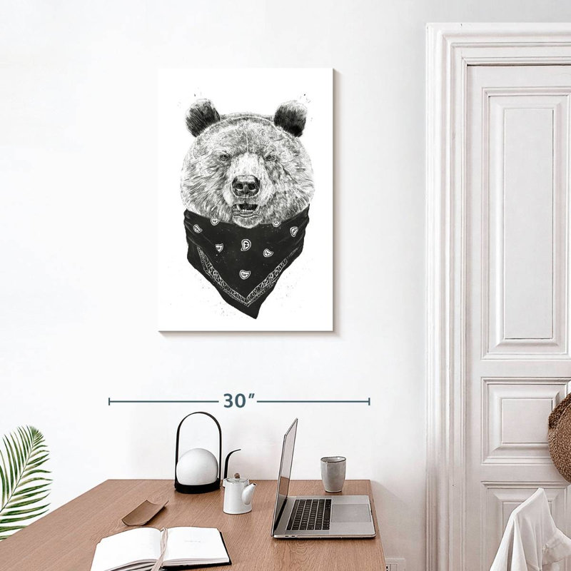 Brampt Wild Bear II, 30" H x 20" W