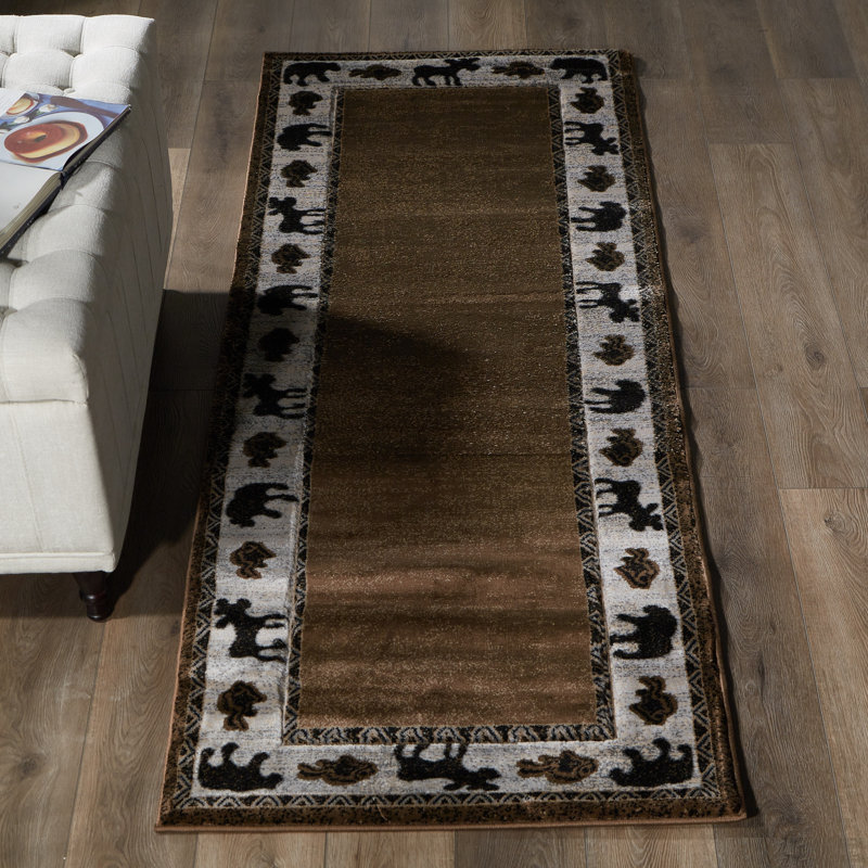Keener Animal Print Indoor Rug, Round 7'11