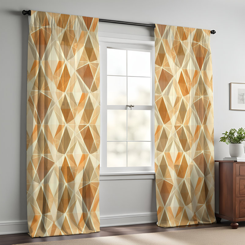 Window Curtains (WC01634), 20" W x 52" L