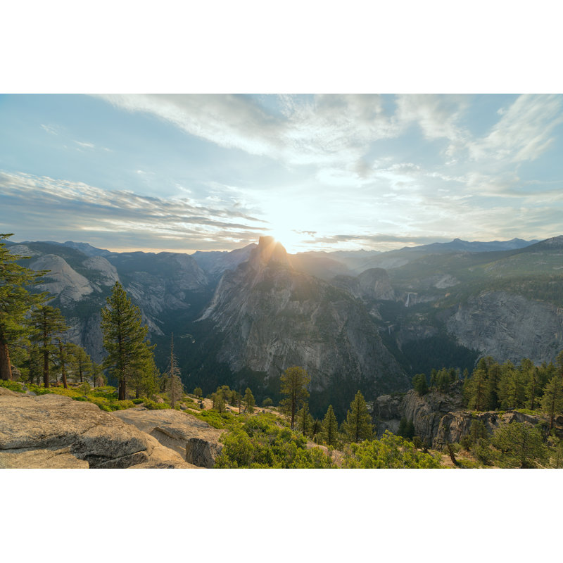 Berni Half Dome Peak - Wrapped Canvas Print, 30cm H x 46cm W x 3.8cm D