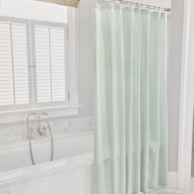 Malaya 100% Cotton Shower Curtain