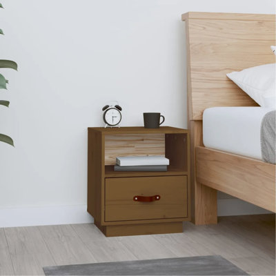 Union Rustic Bedside Cabinets 2 Pcs 40X34x45 Cm Solid Wood Pine