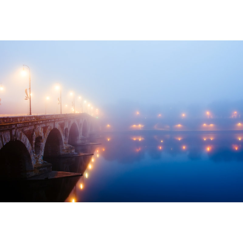 Wardsboro Misty Morning, France - Wrapped Canvas Print, 30cm H x 46cm W x 3.8cm D