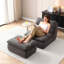 Fauteuil à billes ergonomique avec repose-pieds-1216430906