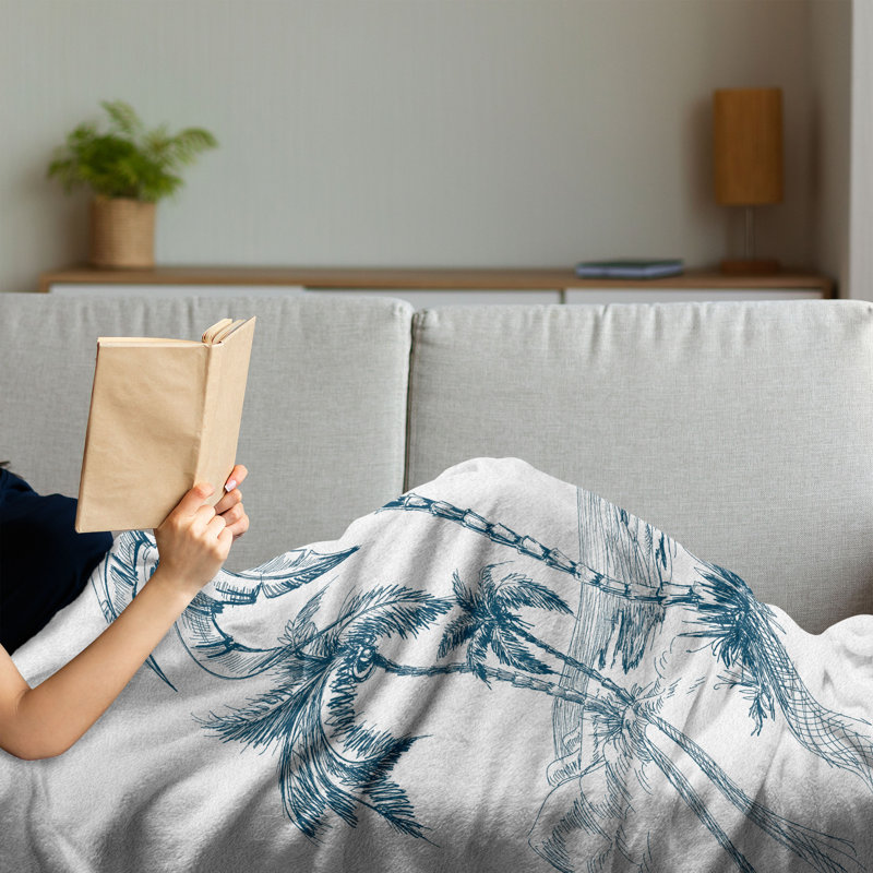 Hand Woven Throw Blanket, 50" x 60"