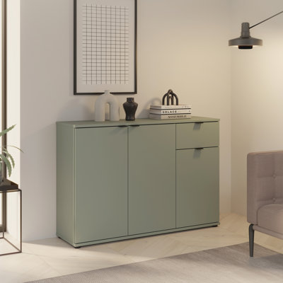Ganymede Wide 3 Door Cupboard with Drawer