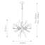 Athanaze 6 - Light Sputnik Chandelier