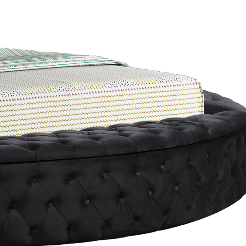 Ensemble de chambre avec rangement 6 pièces Taner, Très grand, Noir