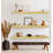 Emerald Lee 3 Piece Oak Floating Shelf-96930722