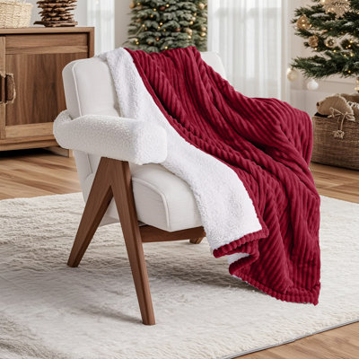 HBT Electric Fleece Heated Throw Blanket