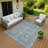 Machine Washable Indoor/Outdoor Kaczor ACN2229 Global Rug-605540272