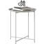 Outsunny Round Small Garden Table Removable Tray-1766161023