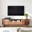Meuble télé en bois de noyer noir-994810680