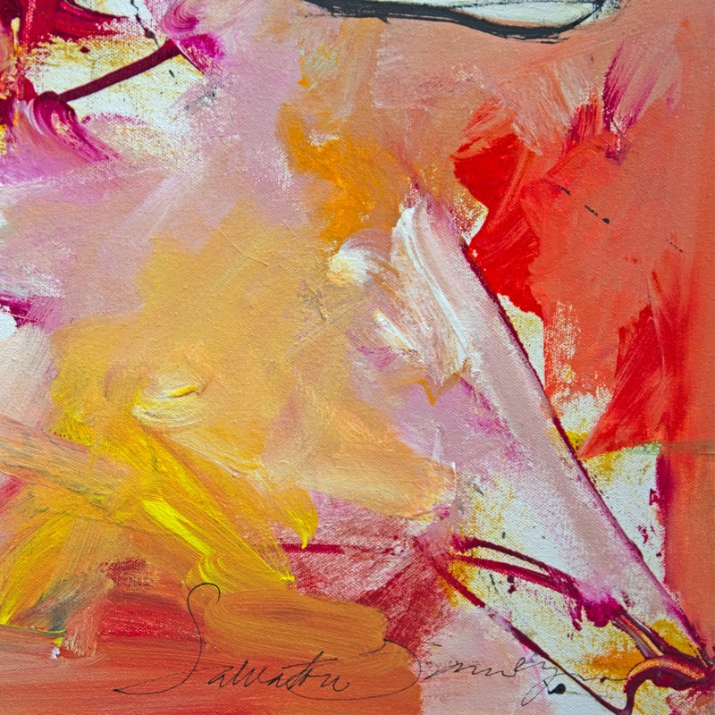 One of a Kind Original Spring Has Sprung by Salvatore Principe - Wrapped Canvas Painting