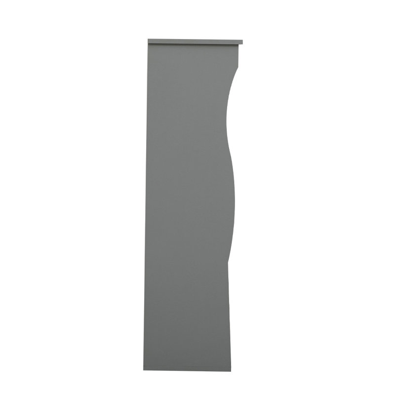 Cavazos 3 Tier Wall Mounted Shelf, Grey