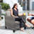 GRS Premium All-Weather Wicker 9 - Person Patio Conversation Set with Cushions-111065719-111065715