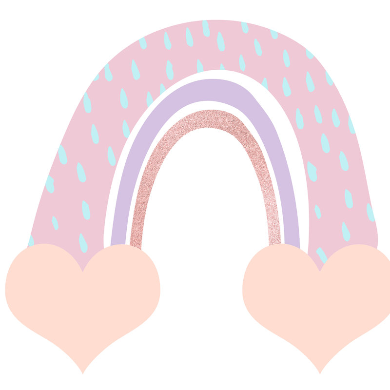 Arc-en-ciel 1, H 31 po x l 31 po x P 1 po, Papier
