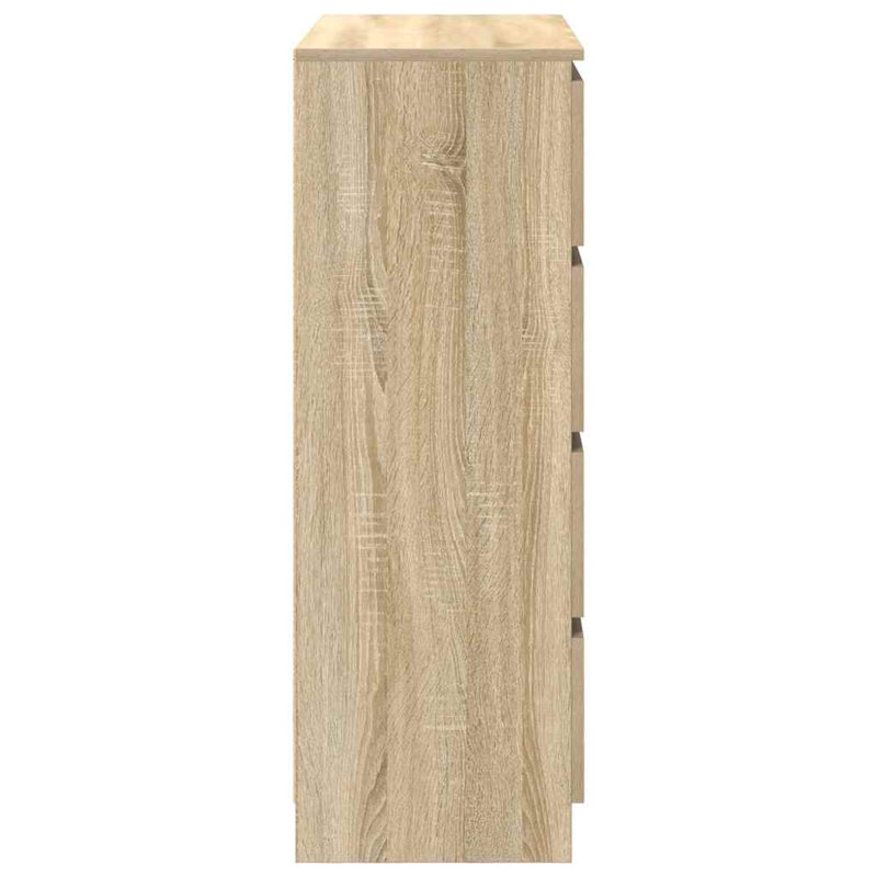 Sideboard 80X35x99 Cm Engineered Wood, Sonoma Oak