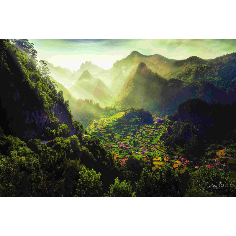 Terre des Hobbits, H 20 po x l 30 po, Non, Toile tendue