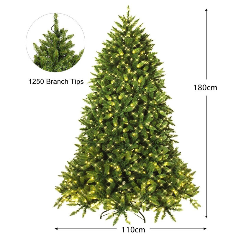 Lighted Artificial Christmas Tree